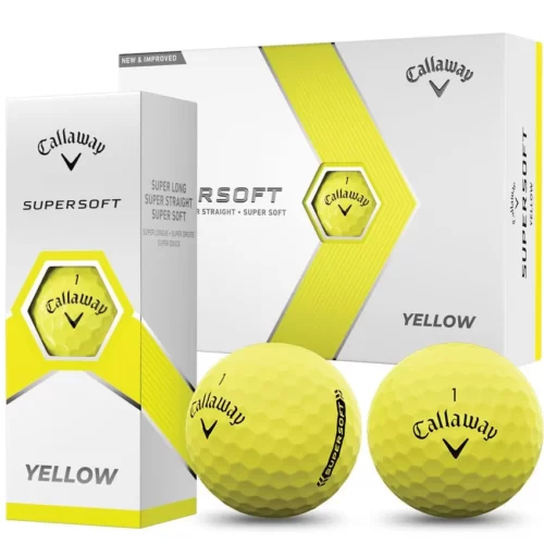 Bóng Callaway Supersoft Yellow (12 bóng) 2023