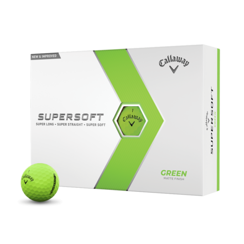 Bóng Callaway Supersoft Matte Green (12 bóng)