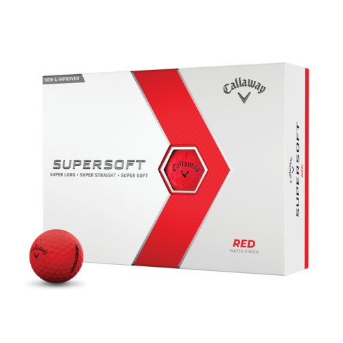 Bóng Callaway Supersoft Matte Red (12 bóng)